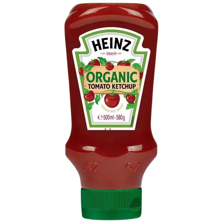Heinz ketšup organic 580g/500ml