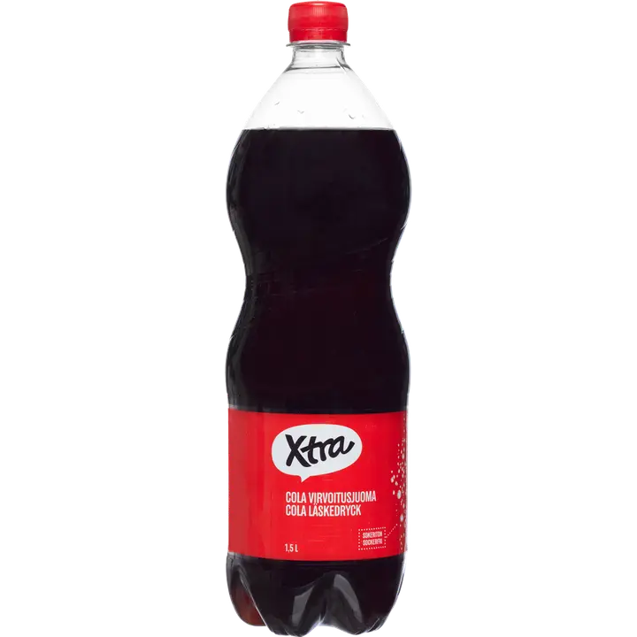 Xtra sokeriton cola virvoitusjuoma 1,5l