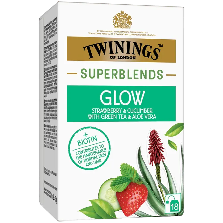 Twinings Superblends Glow yrtti-infuusio 18x2g