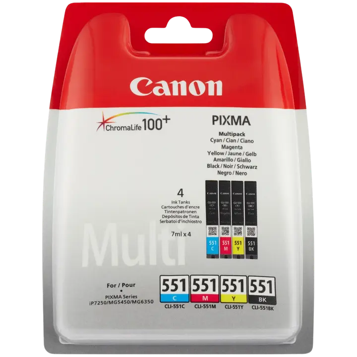 Canon Mustepatruuna CLI-551 multipack