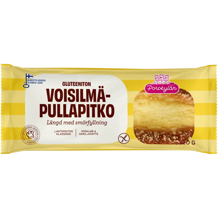 Porokylän Voisilmäpullapitko 320 g gluteeniton