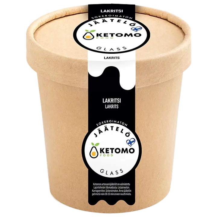 Ketomo Food Lakritsijäätelö 473ml