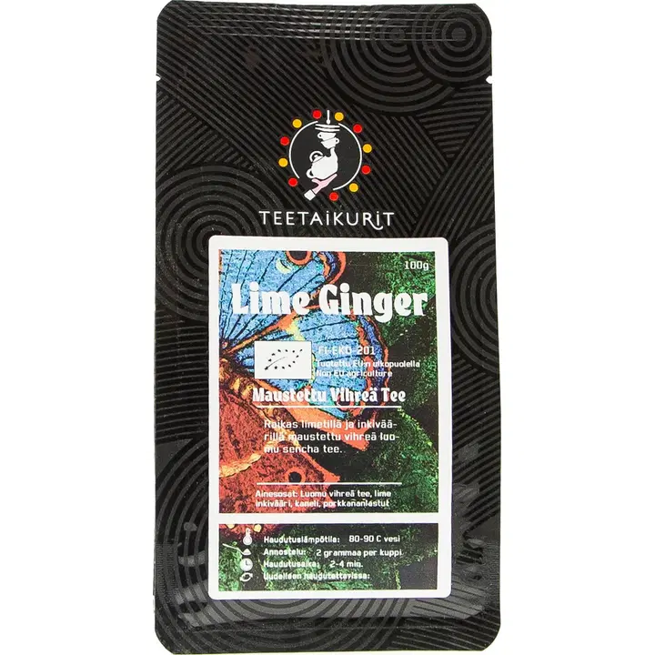 Teetaikurit Lime Ginger vihreä tee 100g