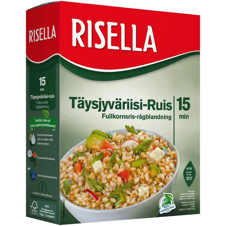 Risella Täysjyväriisi-ruisseos 800g