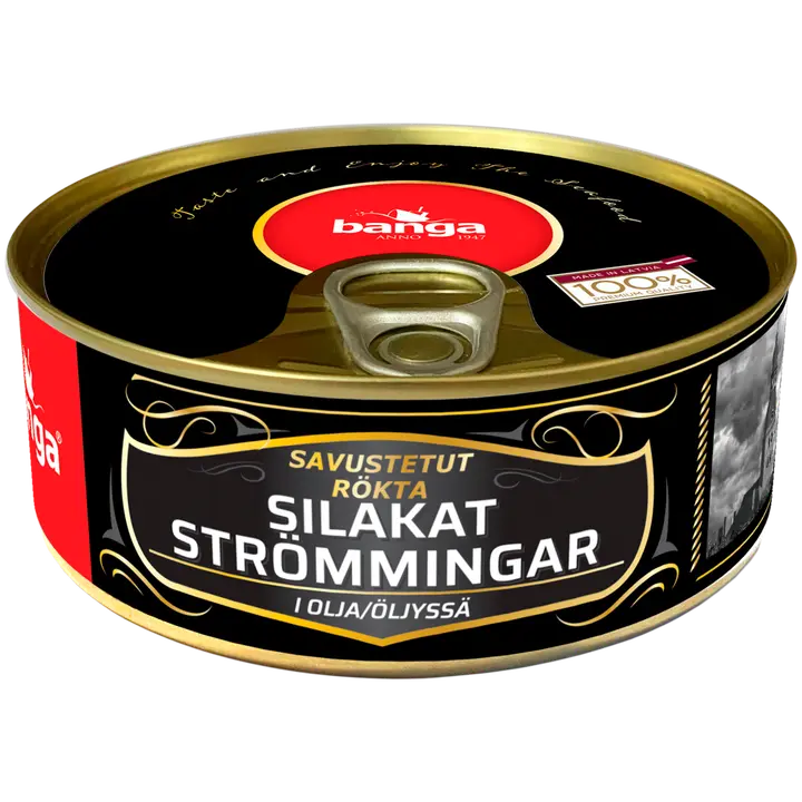 Banga Savustetut silakat öljyssä 240/168 g