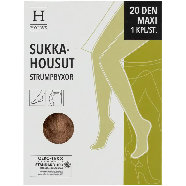House naisten sukkahousut maxi 20 den plus-koko Sun, storlek 48-52