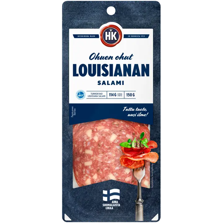 HK Ohuen ohut Louisianan salami 150 g