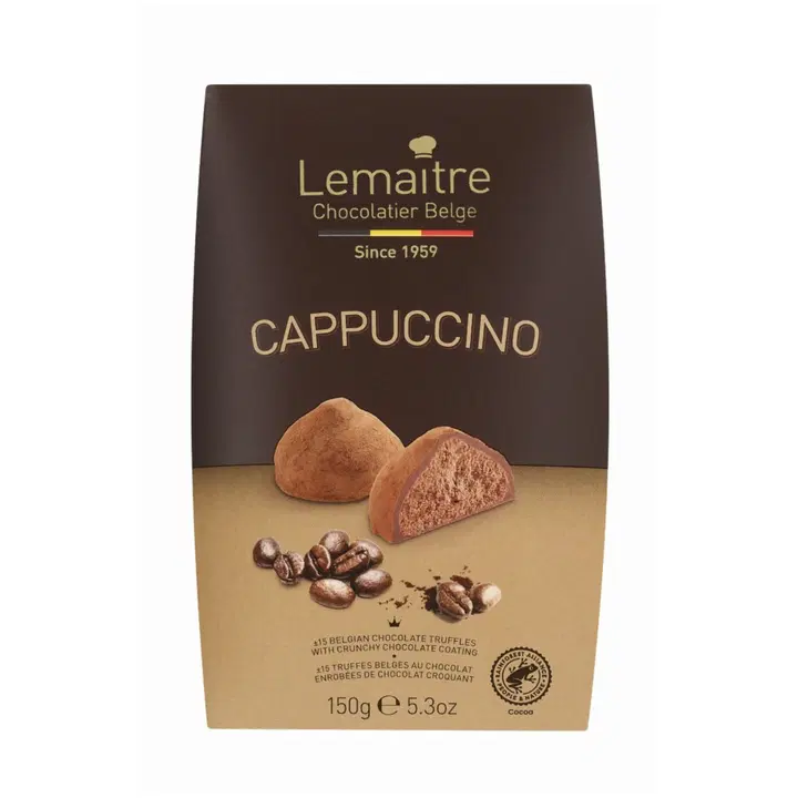 Lemaitre šokolaaditrühvlid cappuccino maitsega 150g