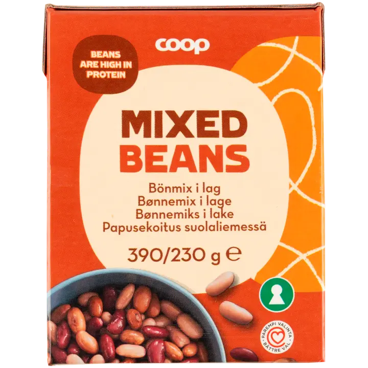 Coop papusekoitus suolaliemessä 390/230 g