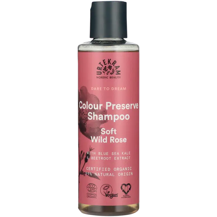 URTEKRAM Soft Wild Rose Shampoo 250ml