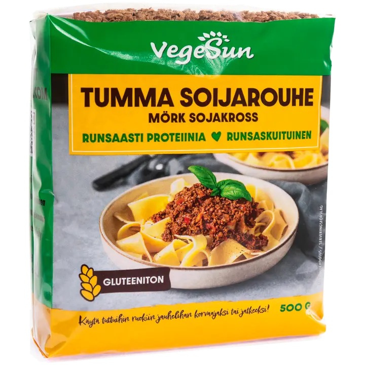 VegeSun soijarouhe tumma 500g