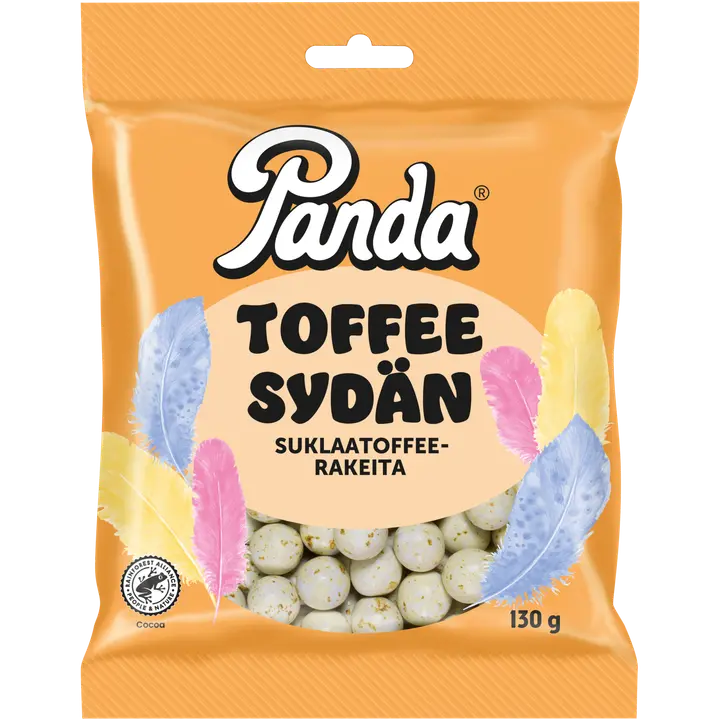 Panda Toffeesydän suklaatoffeerae 130g