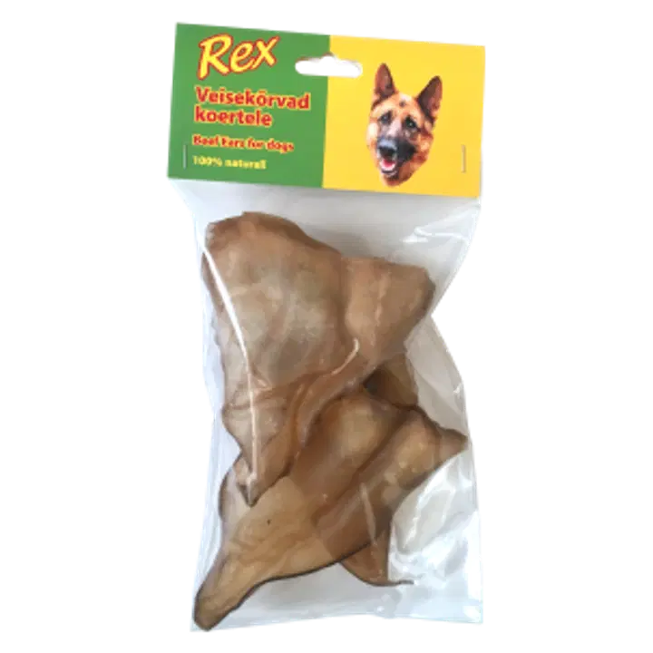 Kuivatatud veisekõrvad koertele 3tk