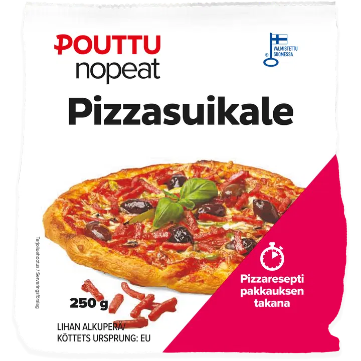 Pouttu Pizzasuikale 250g pussi
