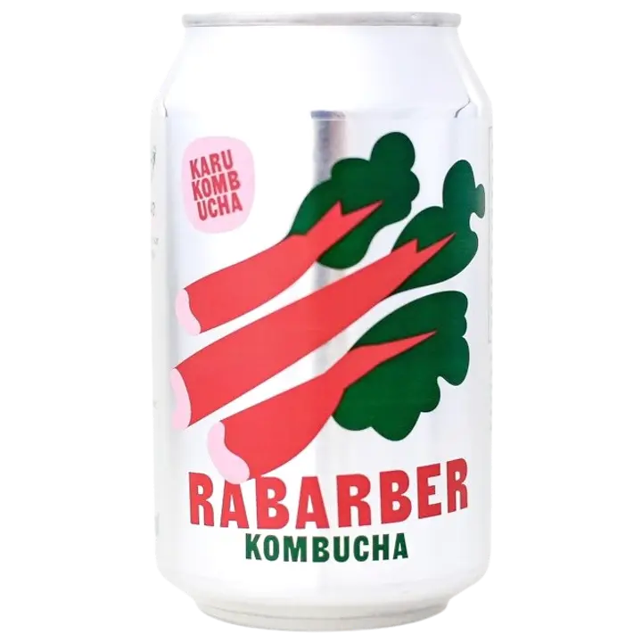 Karu Kombucha rabarberi 330ml