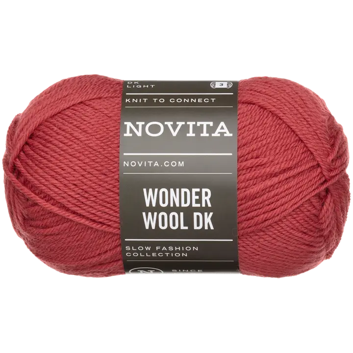 Novita lanka Wonder Wool DK 50g puolukkamehu 5471