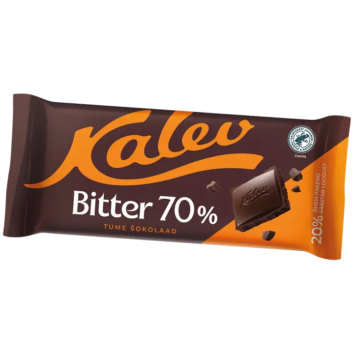 Kalev Bitter 70% tume šokolaad 100 g