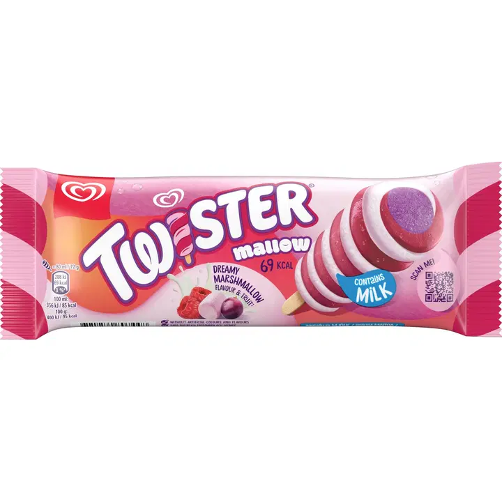 Twister Mallow Jäätelöpuikko 80ml/72g