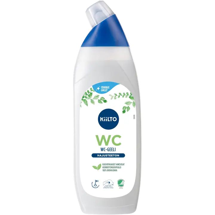 Kiilto biohajoava WC-geeli Hajusteeton 750 ml
