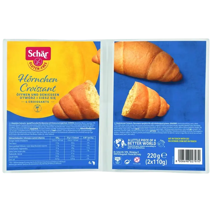 Schär Croissant gluteenivaba 220 g