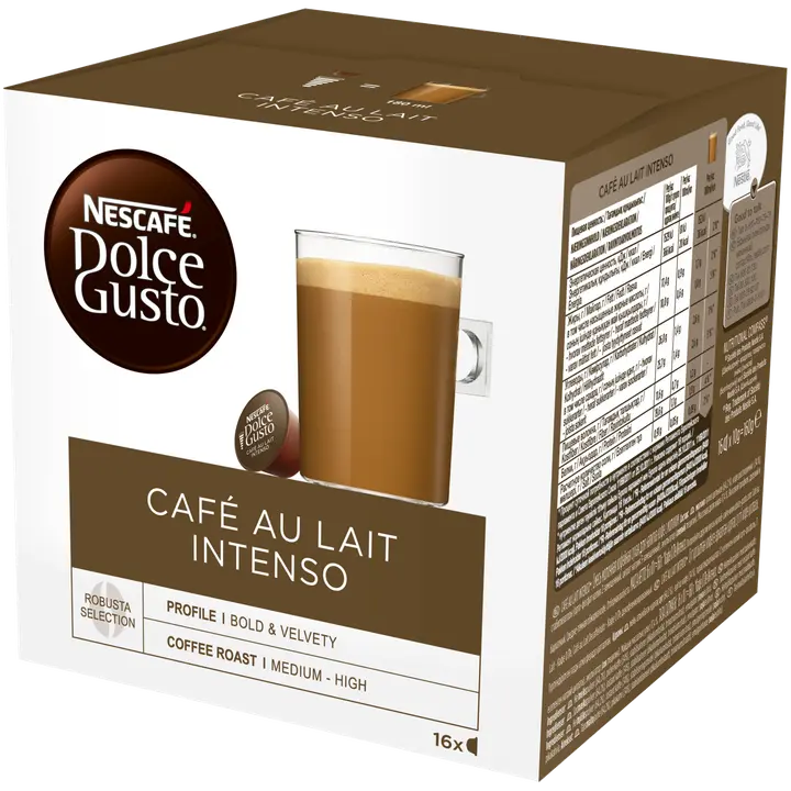 Nescafe kohvikapslid Dolce Gusto Café au Lait Intenso 16 tk., 160 g