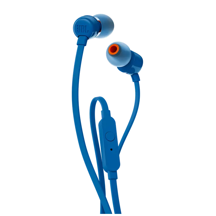 Nööpkõrvaklapid JBL T110 sinine