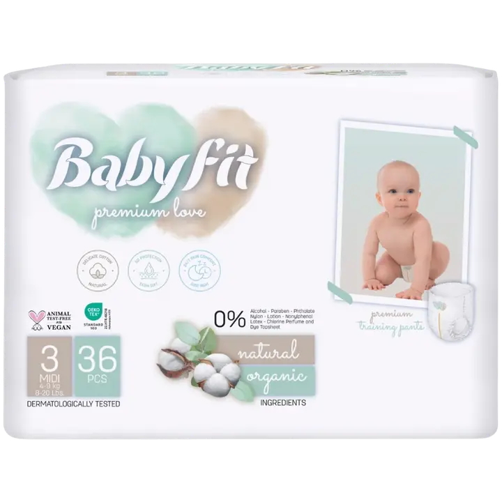 BABYFIT Midi-36tk püksmähkmed nr 3