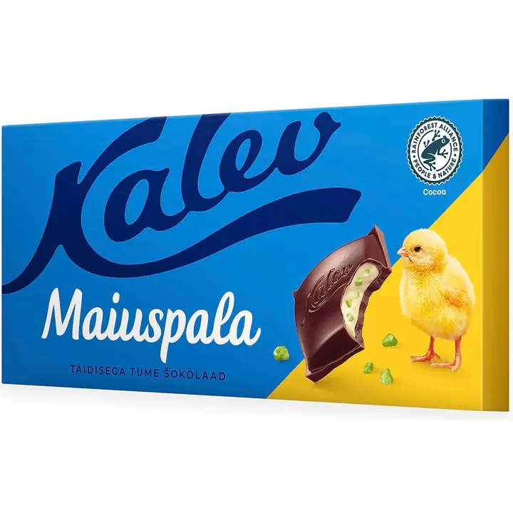 Kalev Maiuspala tume šokolaad täidisega 100 g