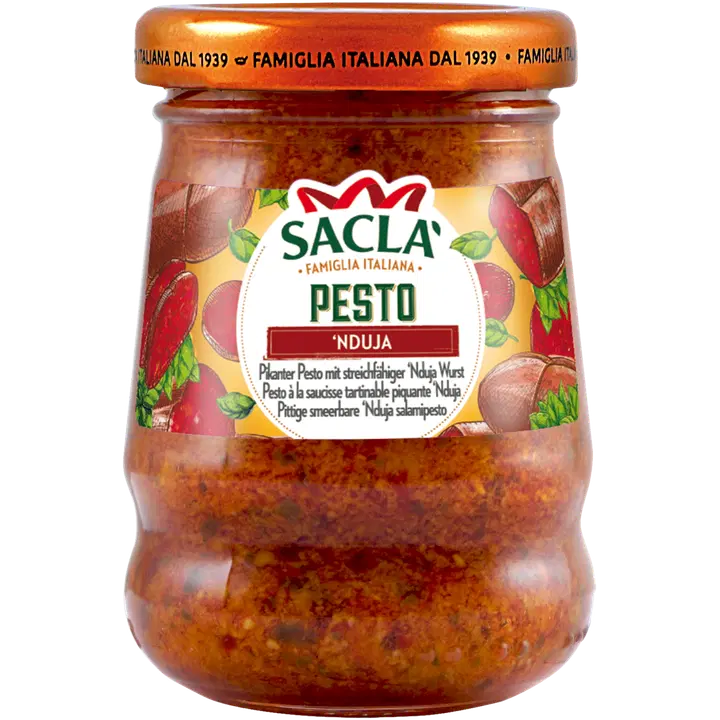 Saclà 90g 'Nduja salami pesto