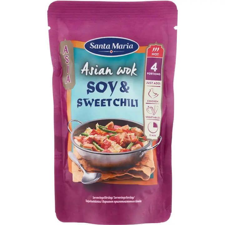 Santa Maria vokikaste soja-magus tšilli  150 g