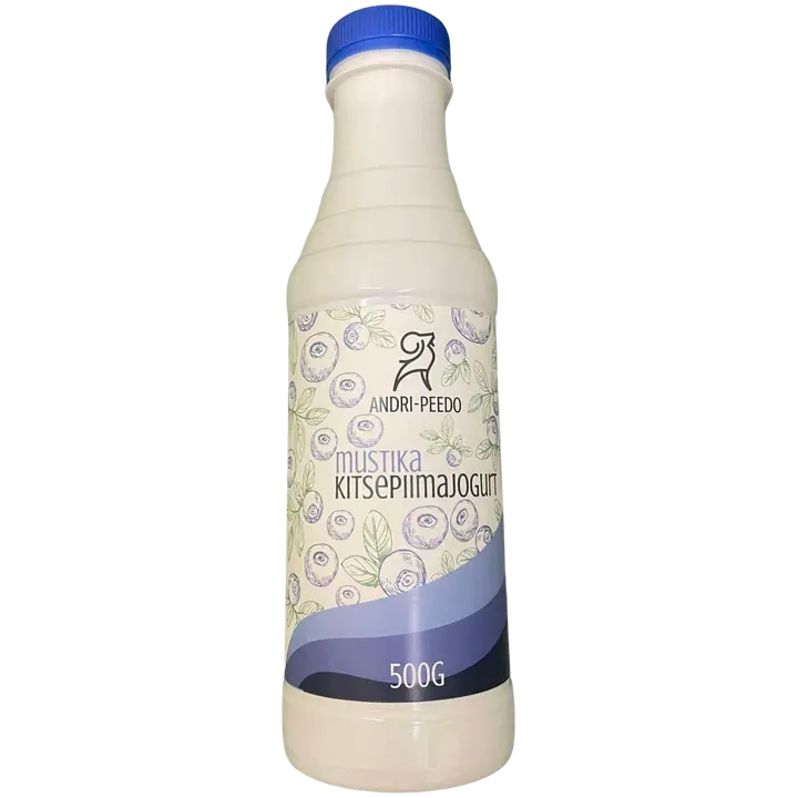 Andri-Peedo kitsepiimajogurt mustikaga, 500 g