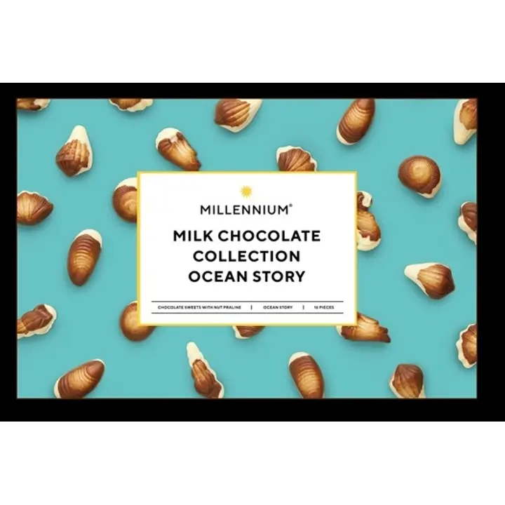 Millennium simpukka suklaa praliini lajitelma