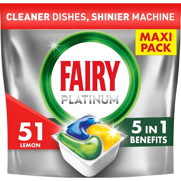 Fairy Platinum All in One Lemon 51kpl konetiskitabletti