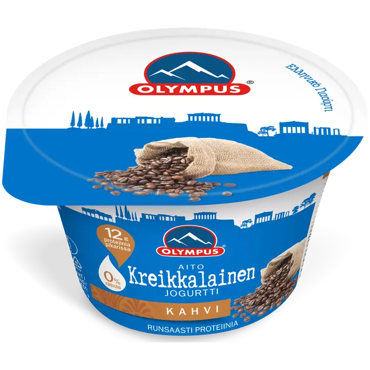 Olympuse Kreeka jogurt kohviga, rasvatu, 150 g