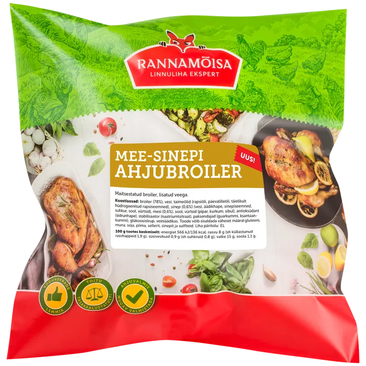 Rannamõisa Mee-Sinepi Ahjubroiler U 1,5Kg