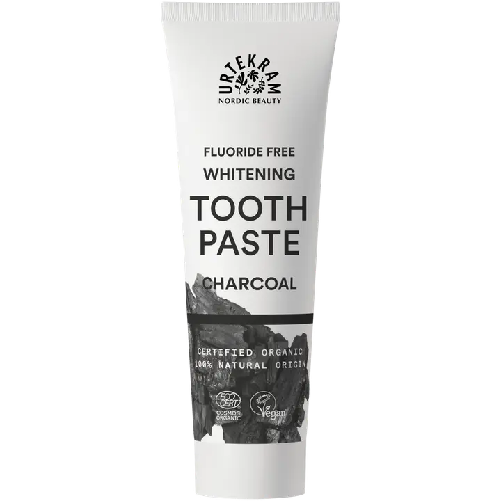 URTEKRAM Hammastahna Charcoal 75 ml