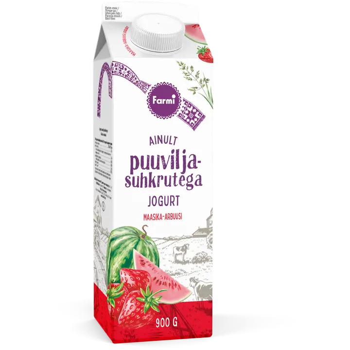 Maasika-arbuusi joogijogurt, 900g