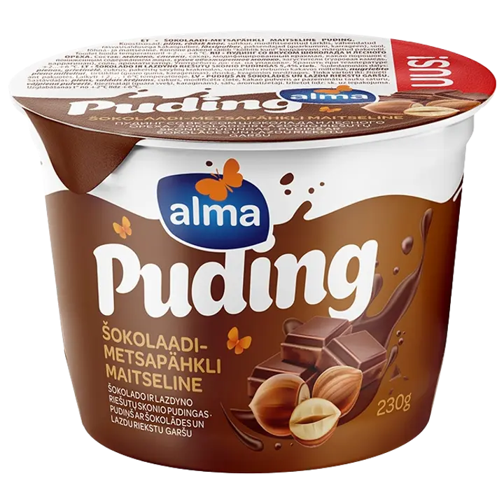 Alma Puding šokolaadi-metsapähkli maitseline, 230g