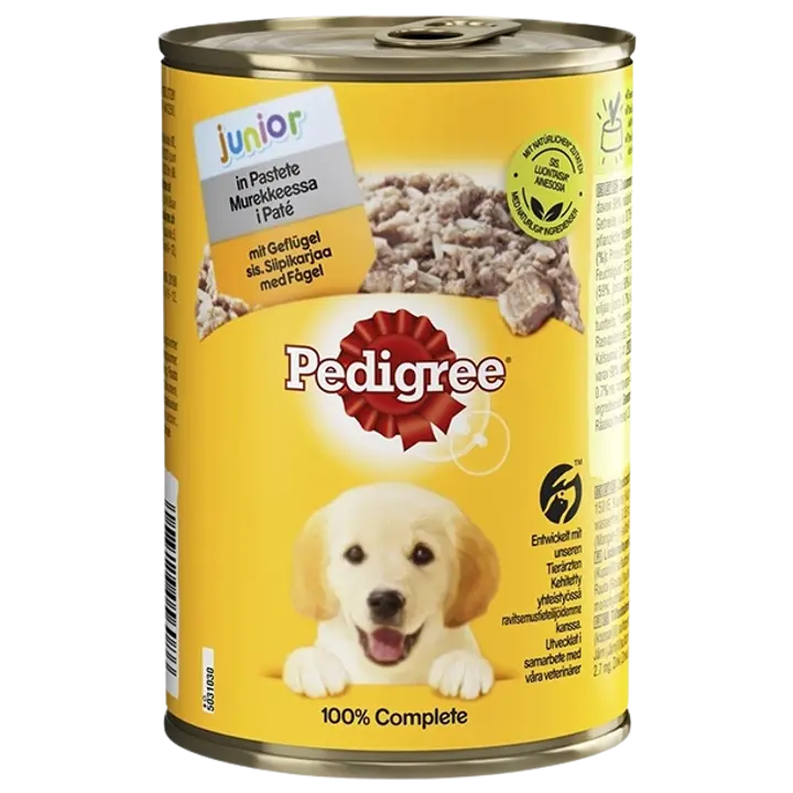 Konserv koertele linnuliha ja riisiga Junior 400g