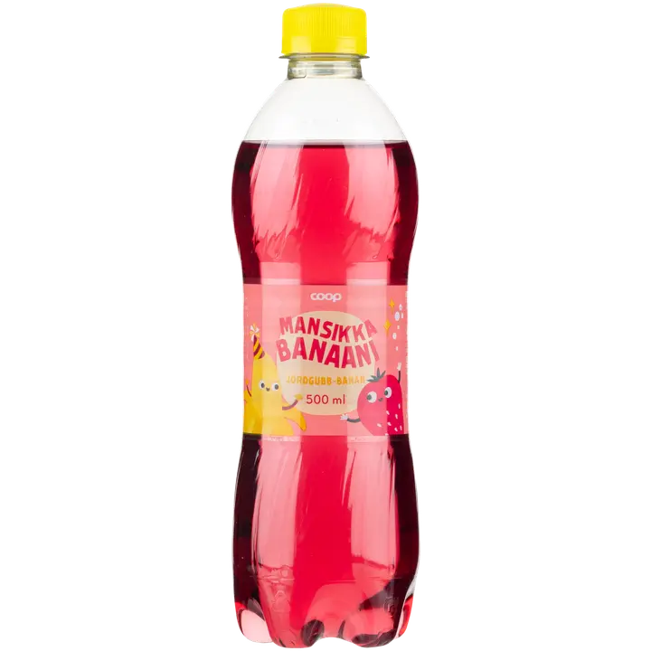 Coop mansikka-banaani virvoitusjuoma 0,5l