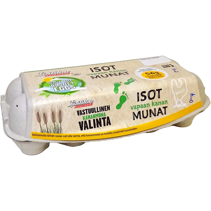 Laitilan Kanatarha isot vapaan kanan munat L10