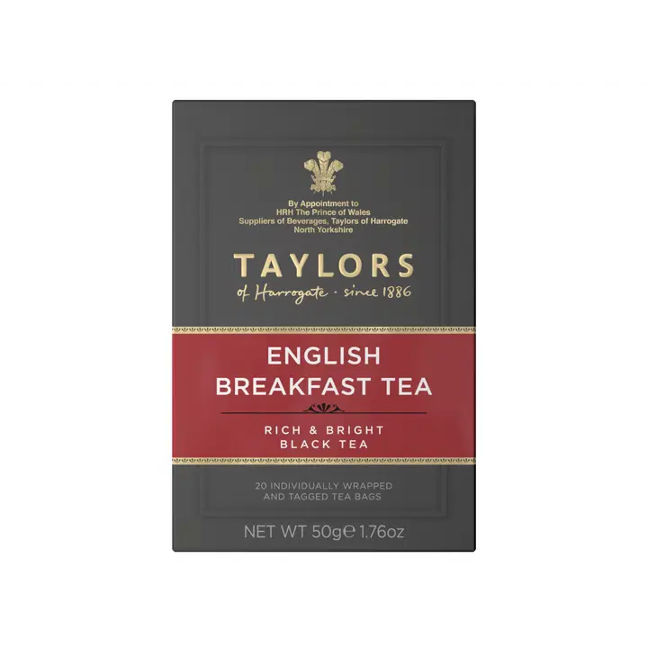 Taylors of Harrogate English Breakfast musta pussitee 20ps