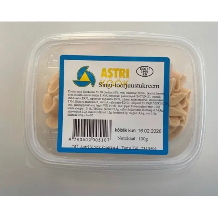 Astri Singi-toorjuustukreem 100g