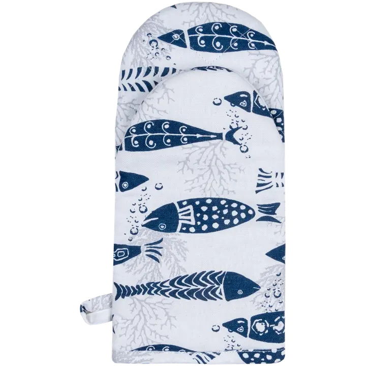 House patakinnas Fishes 15x32cm sininen/valkoinen
