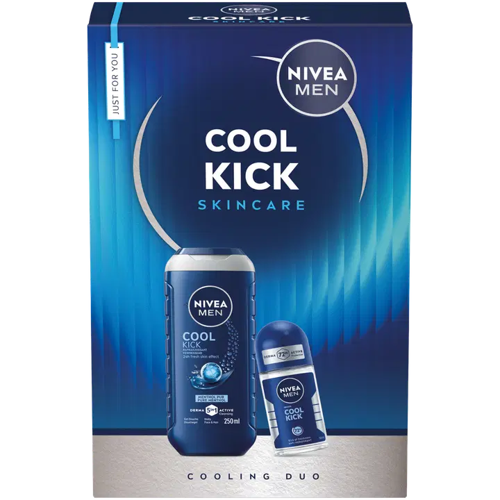 NIVEA MEN Cool Kick lahjapakkaus 2026 sis. 2 tuotetta