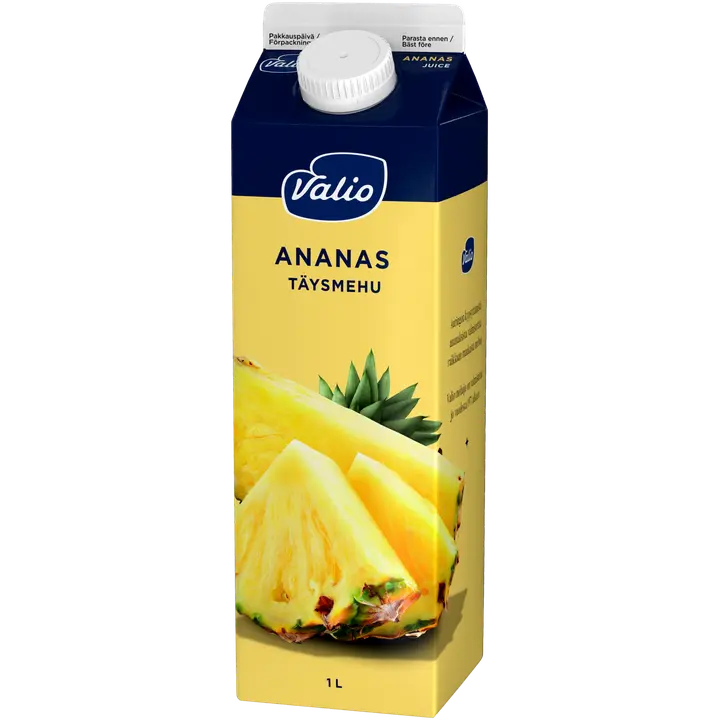 Valio ananastäysmehu 1 l