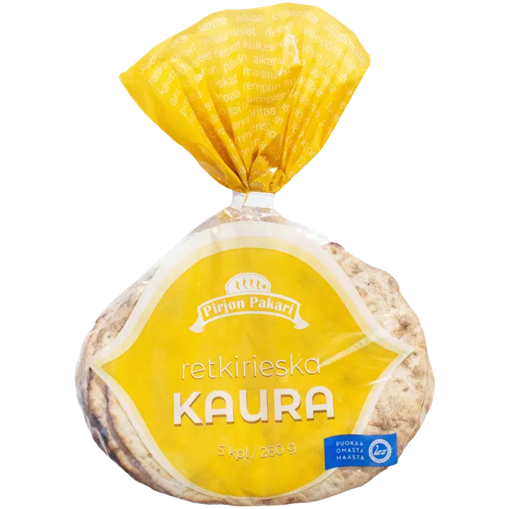 Pirjon Pakari Retki kaura-rieska 5 kpl/pss