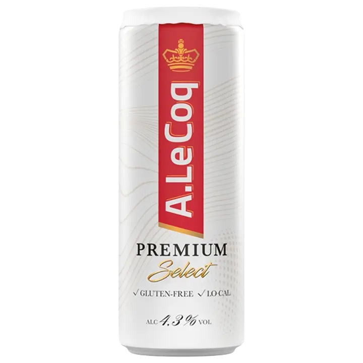 A. Le Coq Premium Select õlu 4.3%vol 355ml