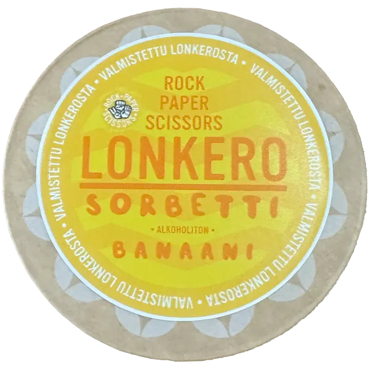 RPS Lonkerosorbetti Banaani Pakaste 170ml