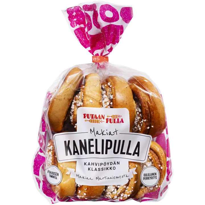 PutaanPulla Kanelipulla 8 kpl/400g kanelitäytepulla